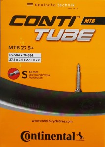 DĘTKA CONTINENTAL  MTB 27,5+ X2,6 DO 2,8 PRESTA 42MM