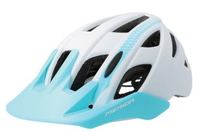 KASK MERIDA YOUNG WHITE-TURQUOISE S 50-54CM HM-MD167