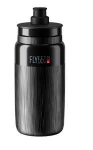 ELITE BIDON FLY TEX BLACK GREY LOGO 550ml EL01604886