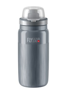 ELITE BIDON FLY TEX MTB SZARO-SZAR 550ml EL01604896