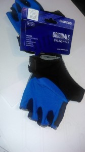 RĘKAWICZKI LETNIE SHIMANO L KRÓTKIE PALCE NIEBIESKIE