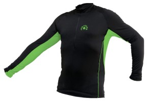 KOSZULKA STANTEKS SR0031 XL DŁ.RĘKAW CZARNY/ZIELONY