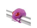  LAMPKA TYLNA MERIDA ALIEN FIOLET 2LED 3 TRYBY HL-DE084